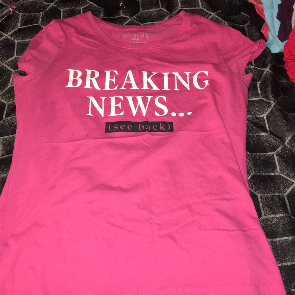 Basic cute letter tee